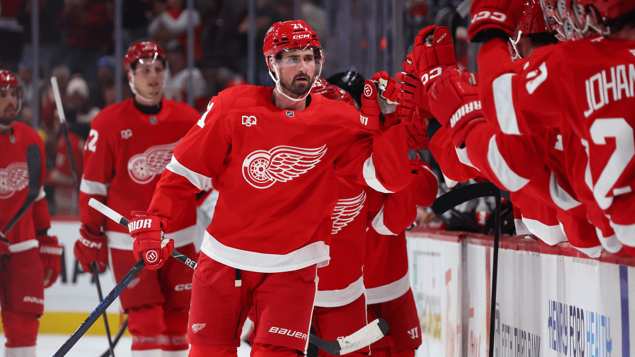 Dylan Larkin nets goal and assist as Red Wings beat Senators 5-3 in season opener