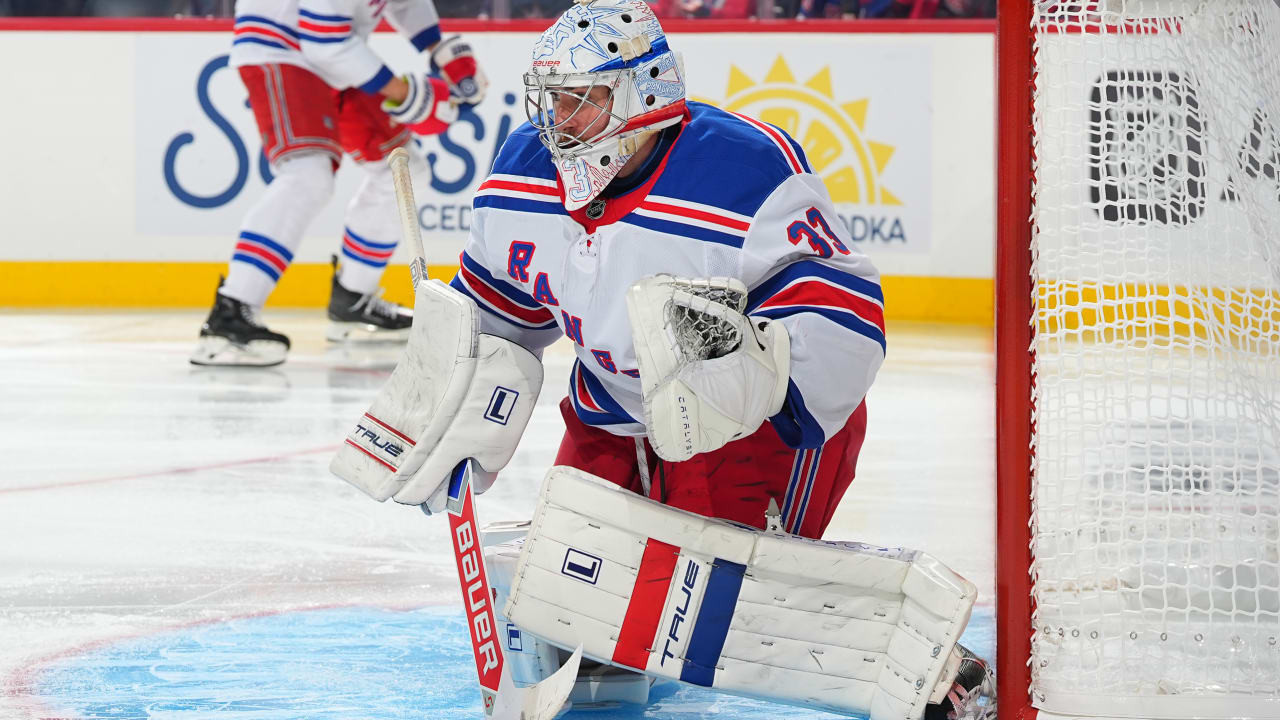 Dylan Garand earns first NHL shutout as New York Rangers defeat Detroit Red Wings 2-0