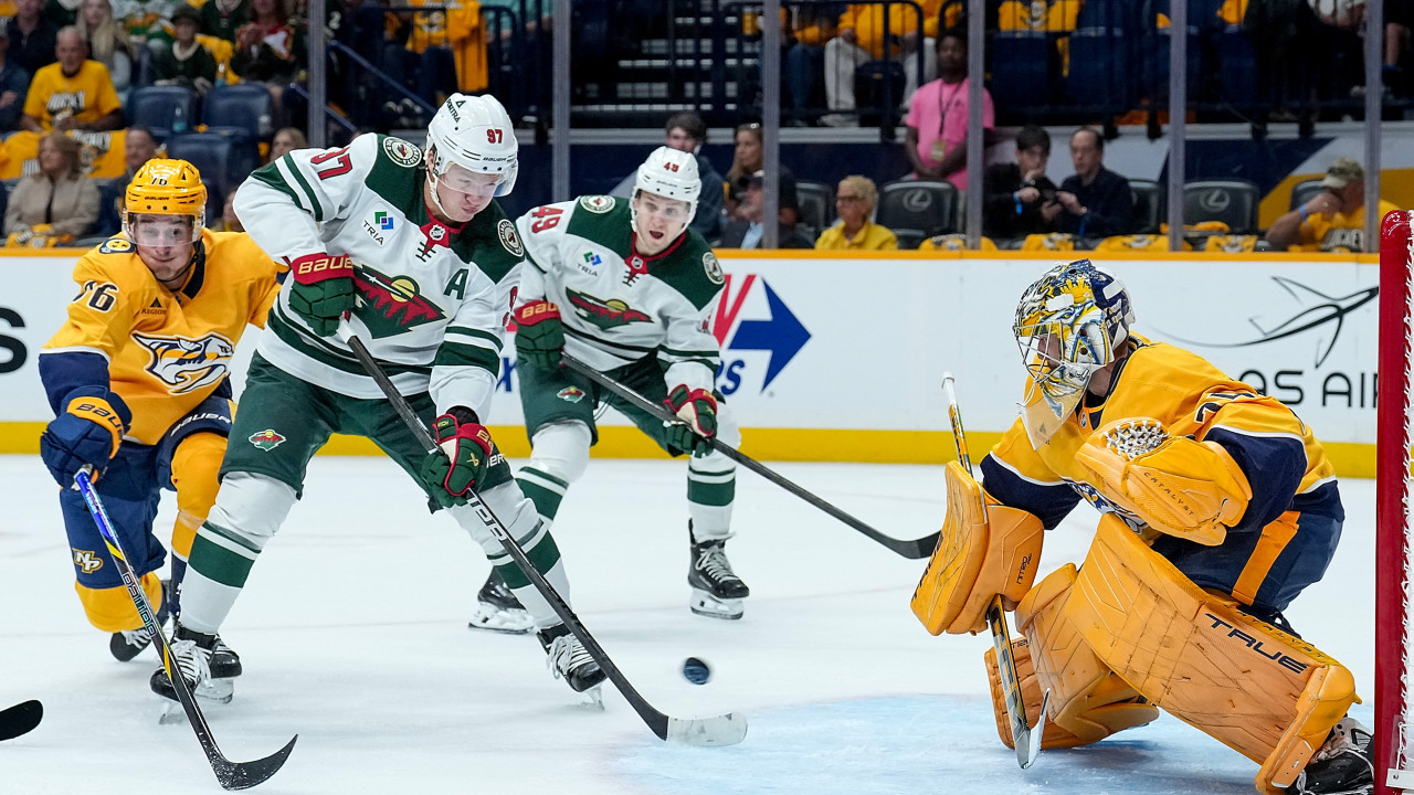 Coleman nets winner as Minnesota Wild open season with 3-1 victory over Nashville Predators