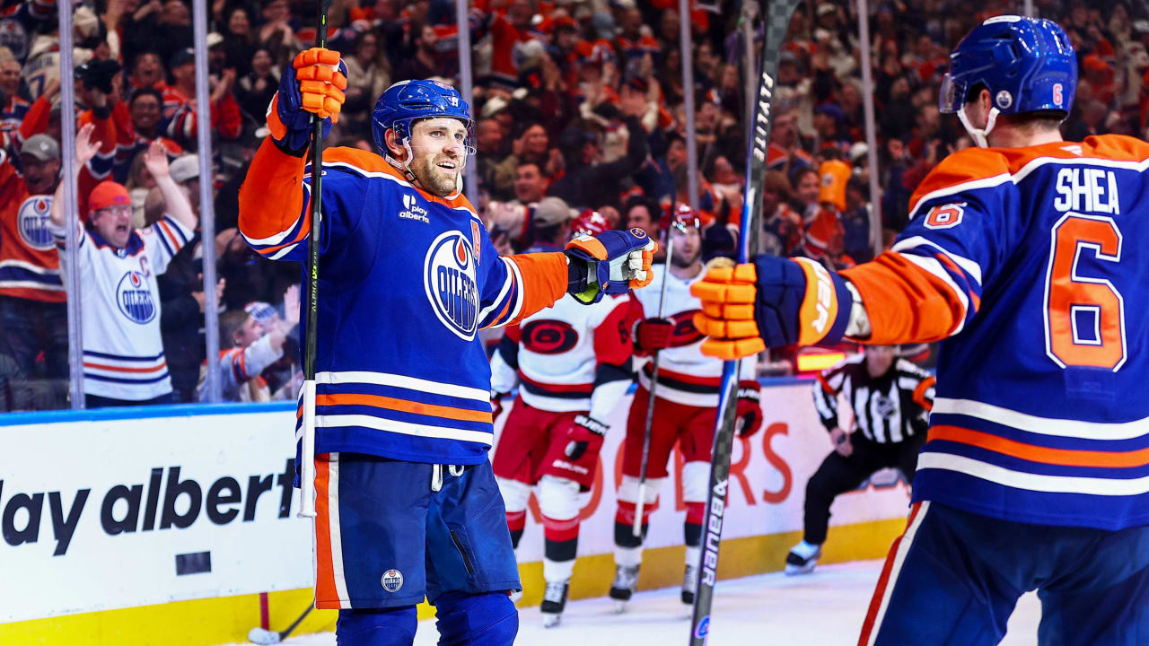 McDavid and Draisaitl each record five points as Oilers beat Hurricanes 6-5 in shootout