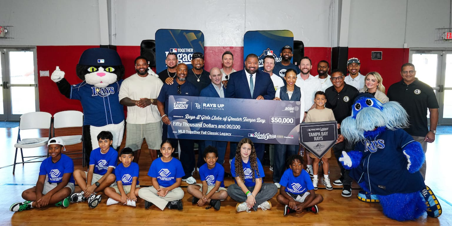 MLB, Tampa Bay Rays partner with Boys & Girls Clubs of Greater Tampa Bay for $50,000 youth initiative