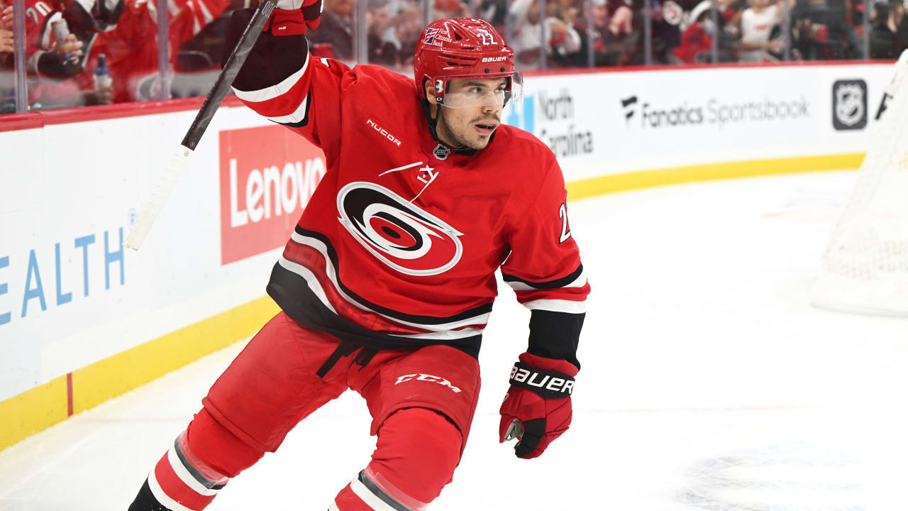 Logan Stankoven completes first NHL hat trick as Hurricanes defeat Canucks 7-2