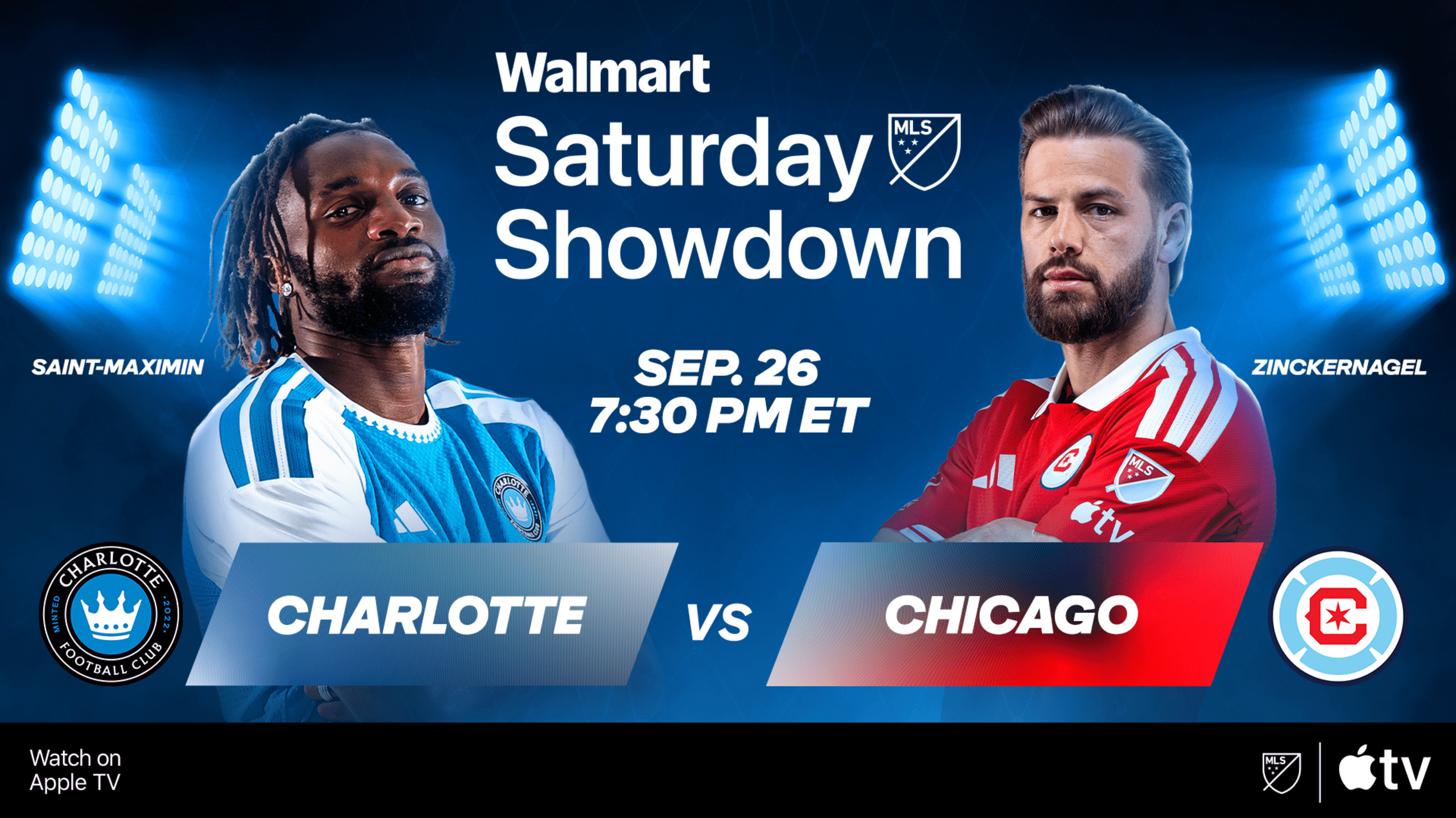 Allan Saint-Maximin and Charlotte FC host Chicago Fire in Matchday 28 Walmart Saturday Showdown with MLS Cup Playoffs implications