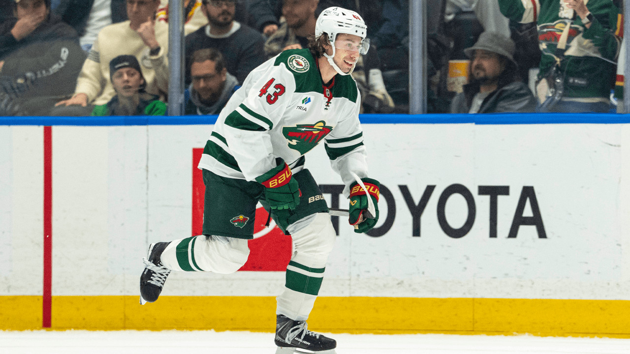 Quinn Hughes hits 500-point milestone as Minnesota Wild down Vancouver Canucks 4-2 at Rogers Arena