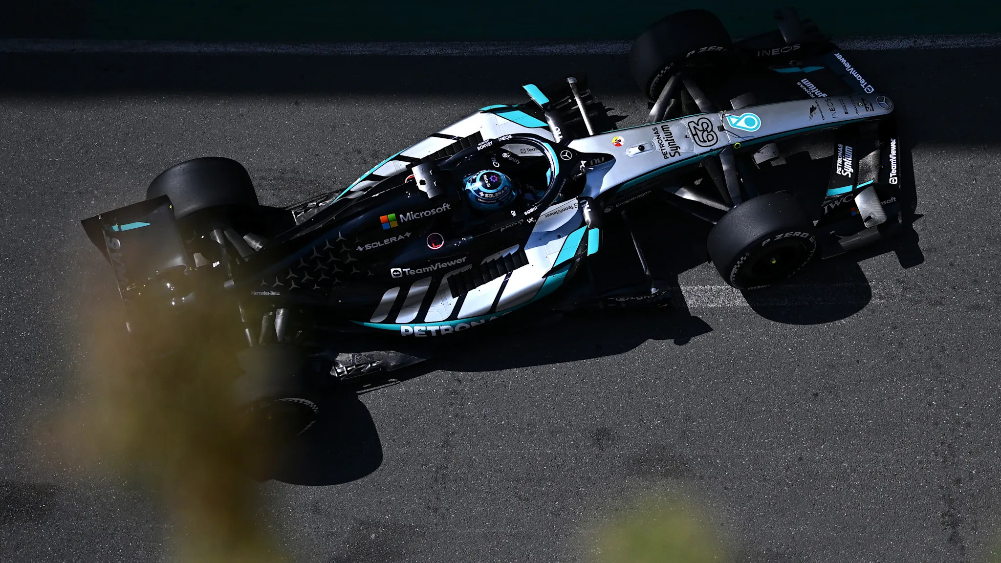 Russell leads Azerbaijan GP FP1 as Antonelli’s session ends early