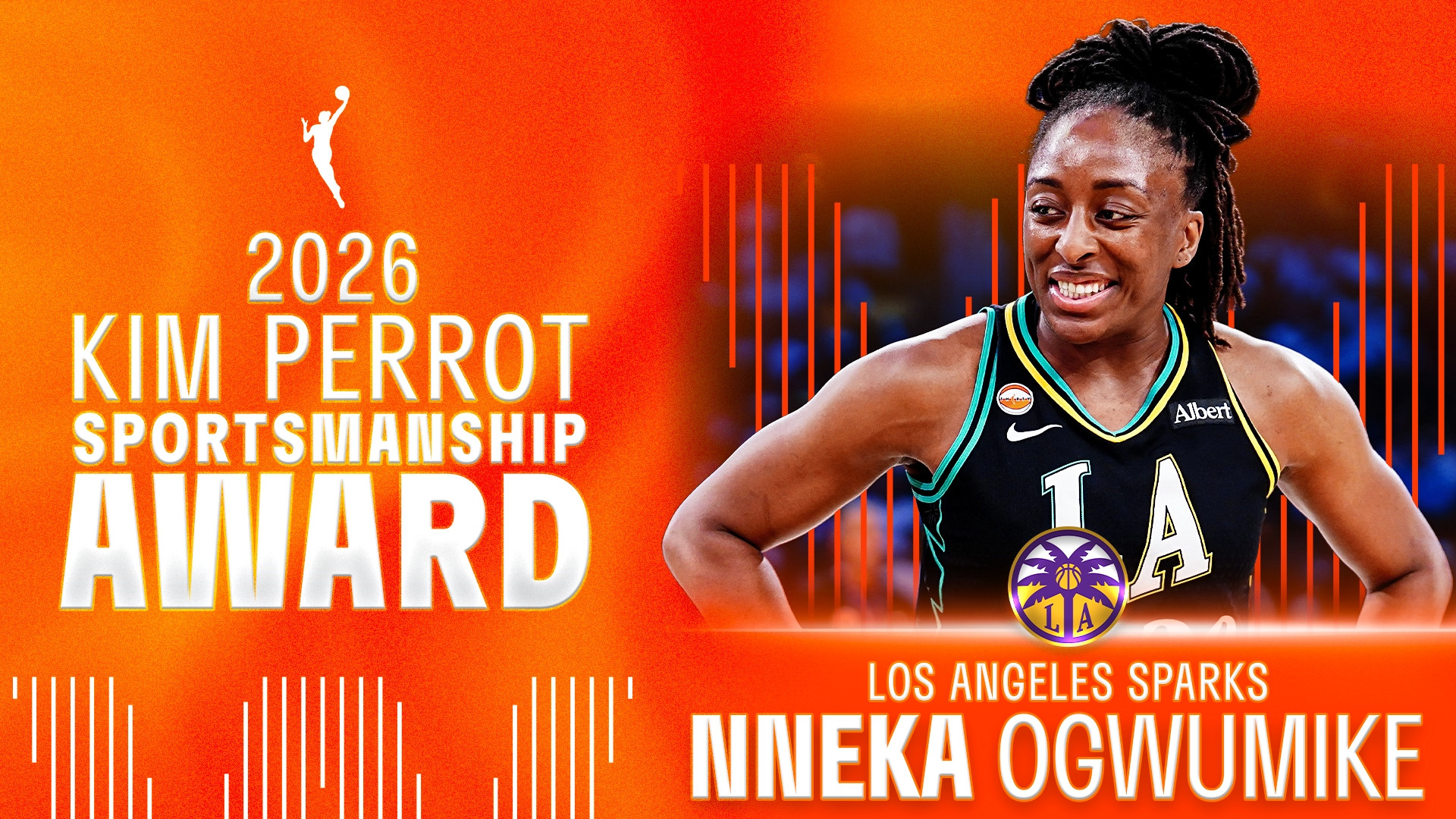 Nneka Ogwumike named 2026 Kim Perrot Sportsmanship Award winner