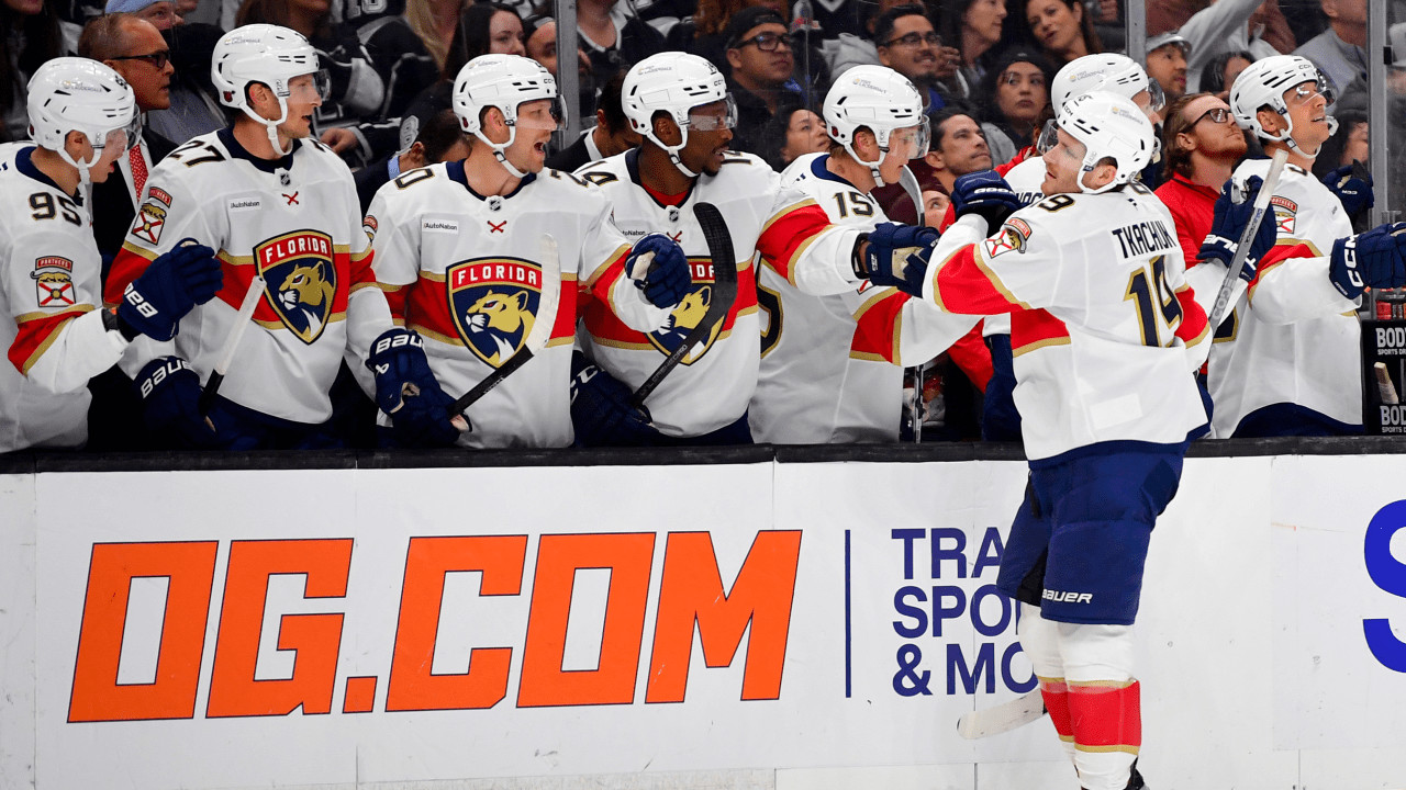 Panthers edge Kings 2-1 as Matthew Tkachuk scores winner; Brad Marchand leaves with lower-body injury