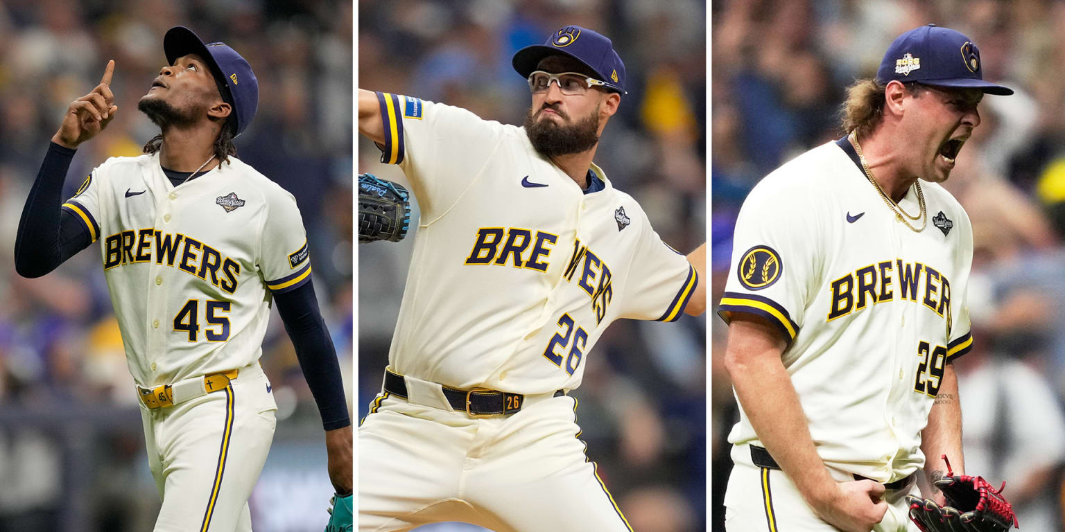 Brewers lock down late to beat Rays 3-2 in World Series Game 1