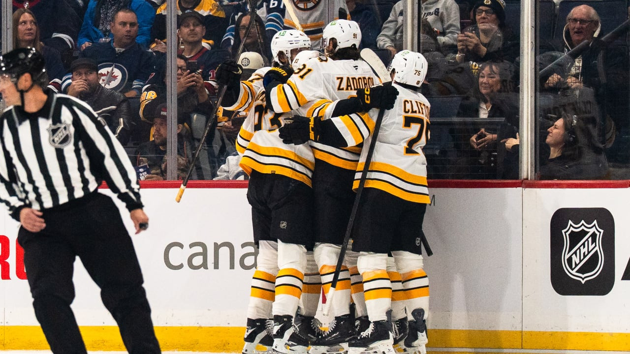Peterka’s OT winner lifts Bruins to 4-3 win over Jets at Canada Life Centre
