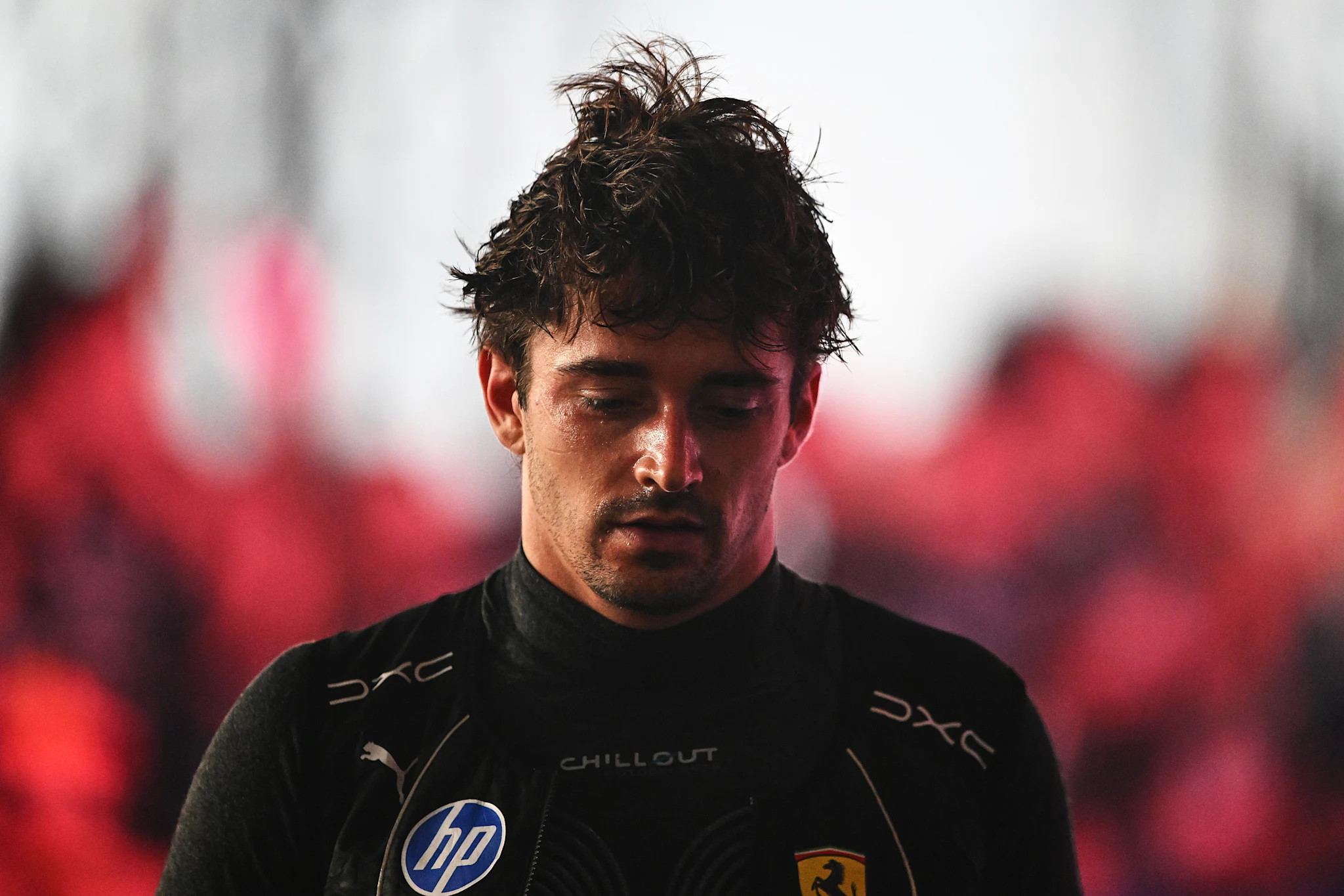 Leclerc says he “gave it all” for P2 at Singapore GP, but says Ferrari still lacks pace