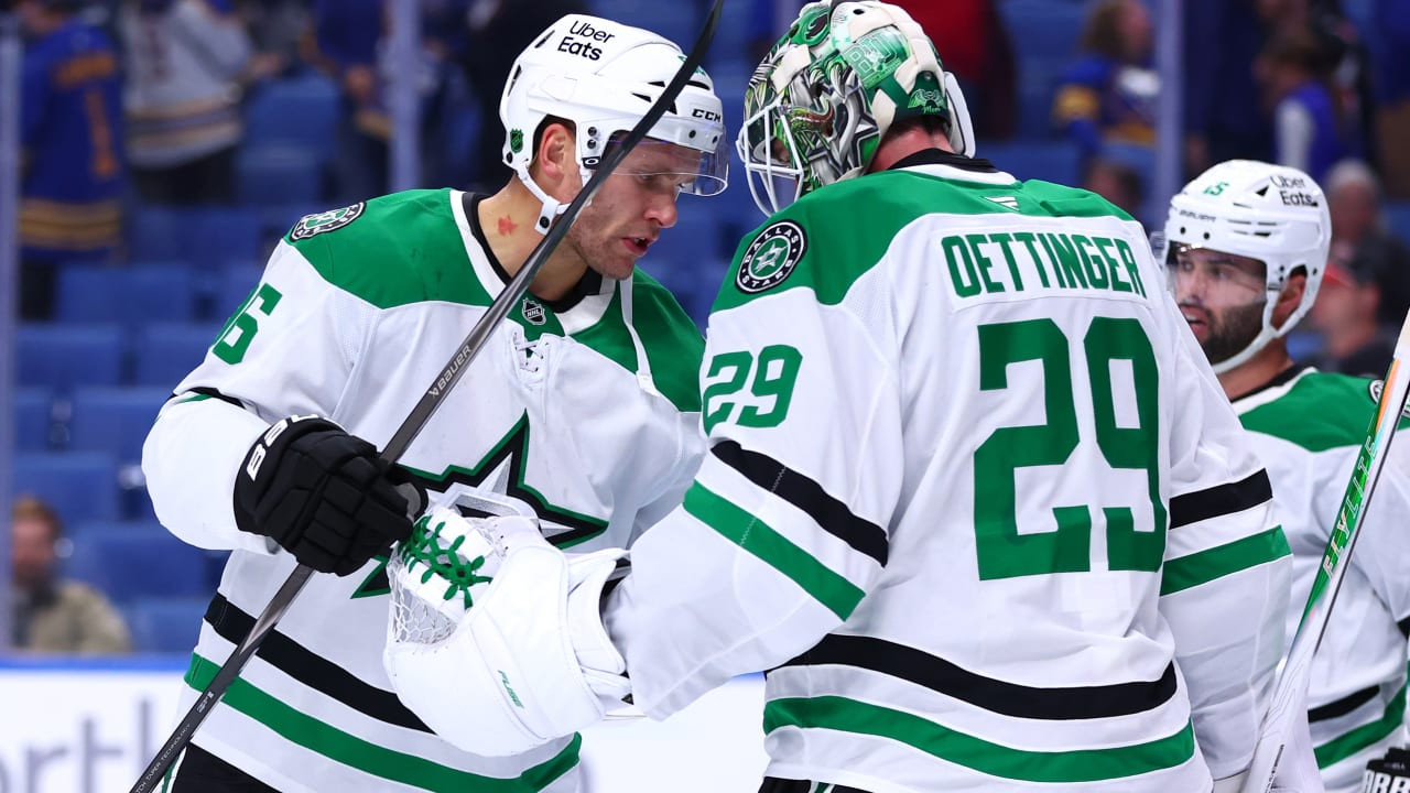 Mikko Rantanen posts four-point night as Dallas Stars blank Buffalo Sabres 4-0