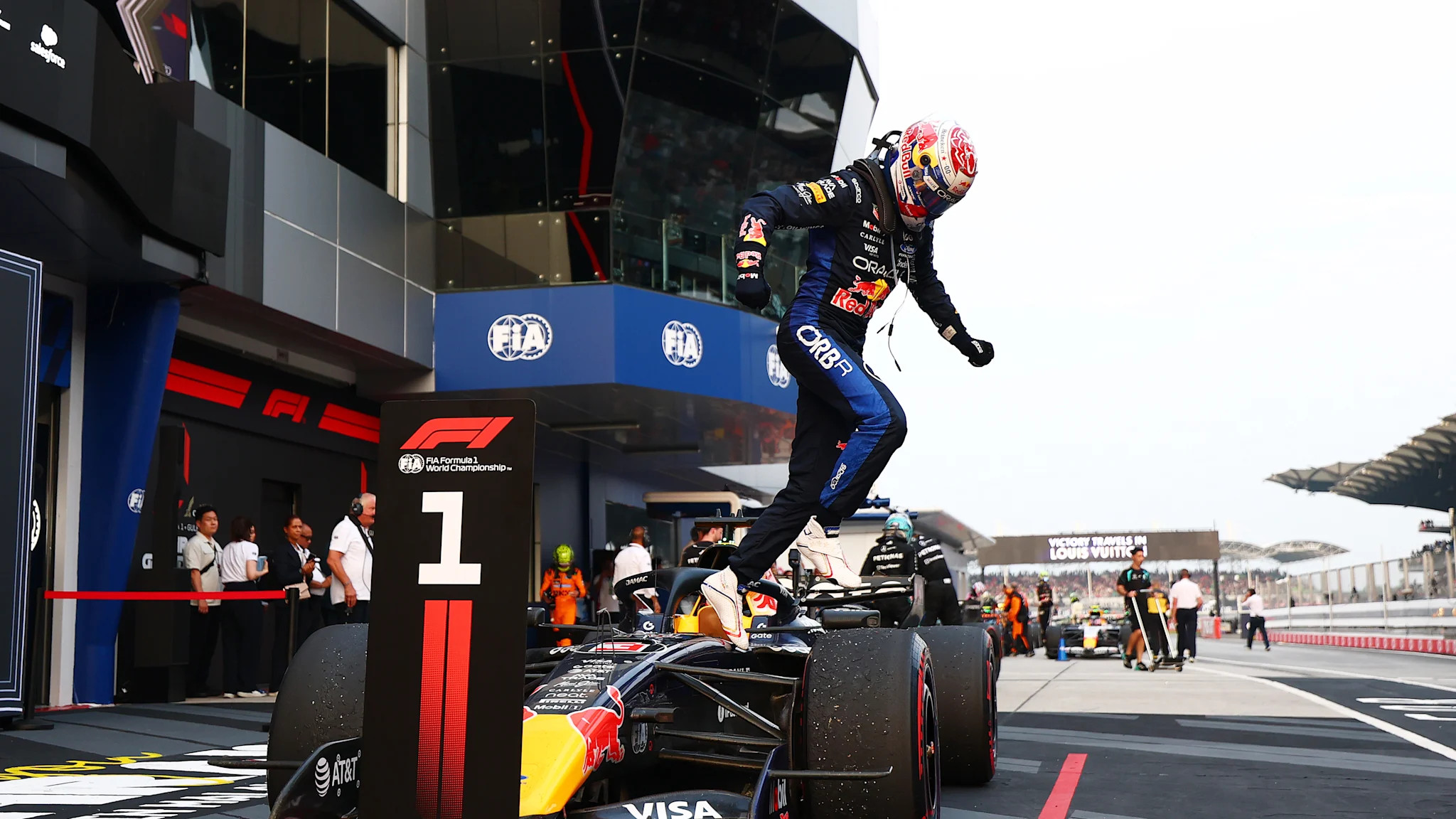Max Verstappen wins Bahrain Grand Prix in Malaysia after rain-hit finale; George Russell retires late