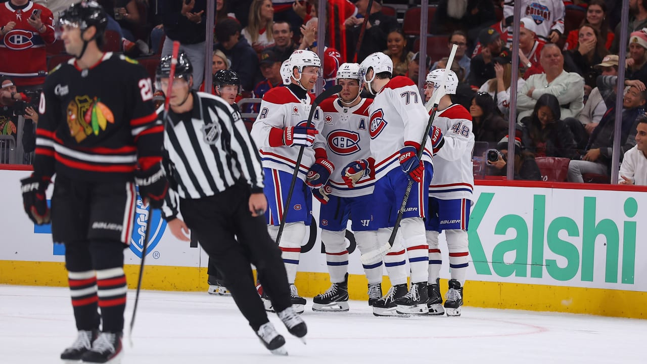 Jake Evans scores twice as Montreal Canadiens defeat Chicago Blackhawks 4-1 at United Center