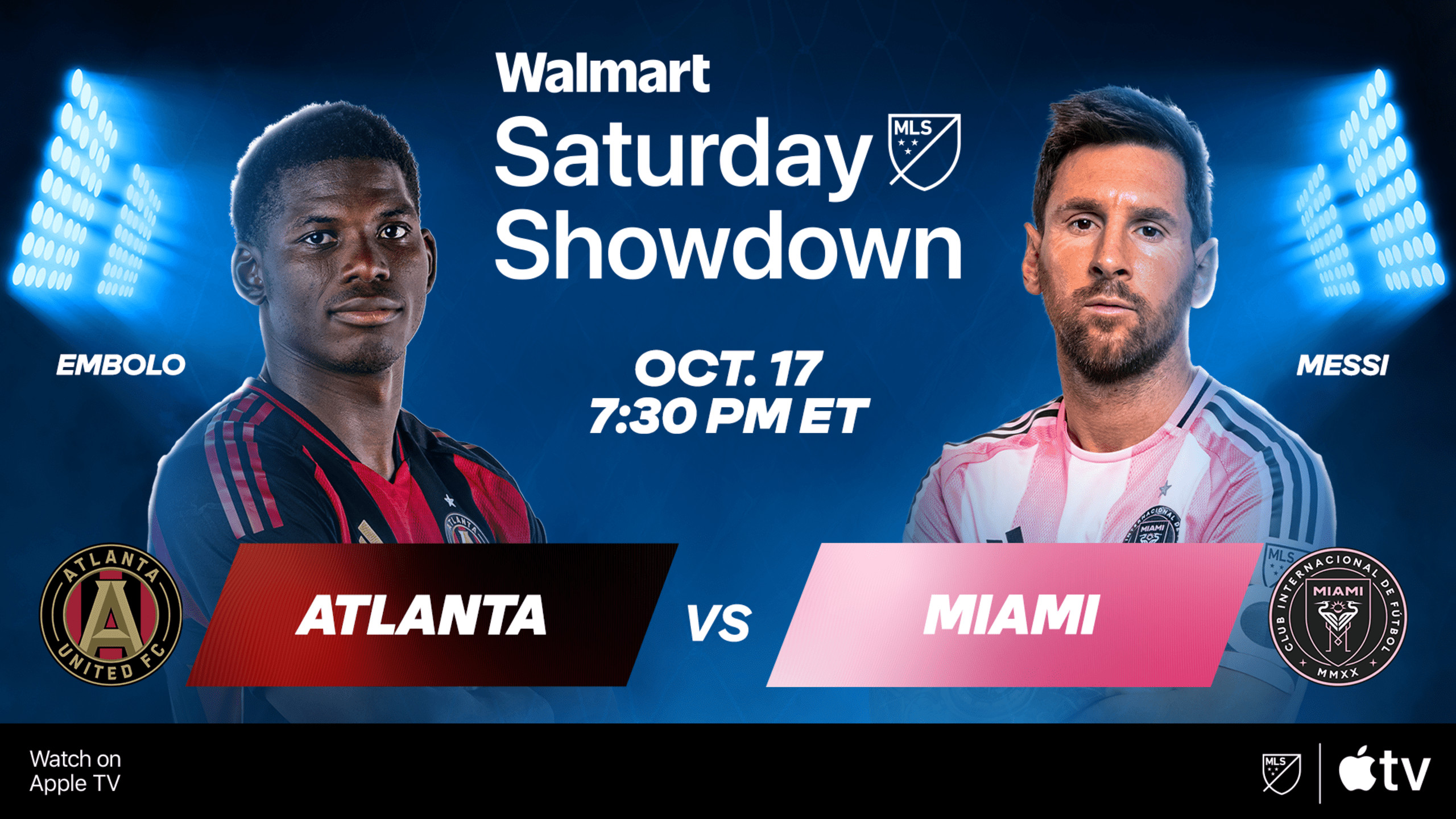 Lionel Messi and Inter Miami visit Atlanta United for Matchday 31’s Walmart Saturday Showdown