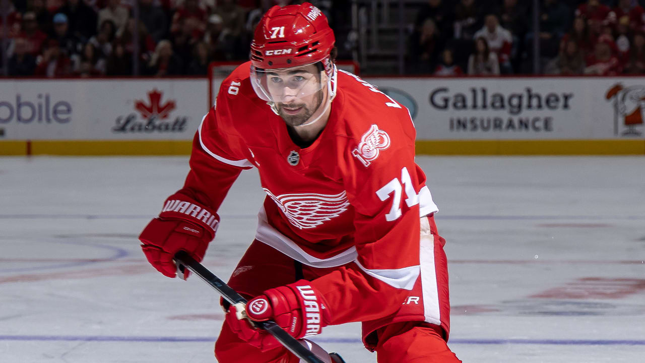 Dylan Larkin will miss Red Wings’ first two games with upper-body injury