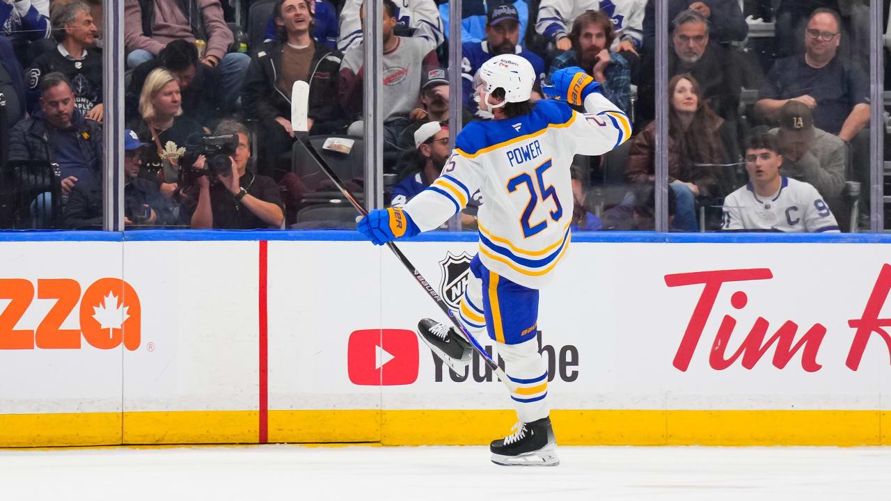 Owen Power scores at 3:14 of overtime as Sabres beat Maple Leafs 5-4 at Scotiabank Arena