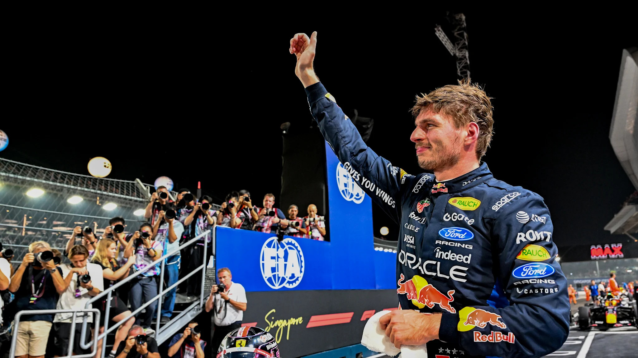 Max Verstappen takes ‘very special’ pole for Singapore Grand Prix after Sprint win