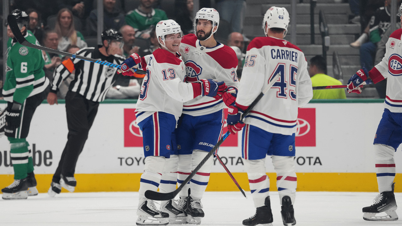 Caufield and Newhook each score twice as Canadiens defeat Stars 5-2 in Dallas