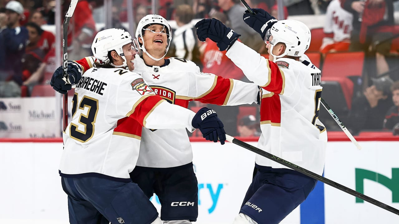 Forsling OT winner as Florida Panthers spoil Carolina Hurricanes’ banner raising in 1-0 season opener
