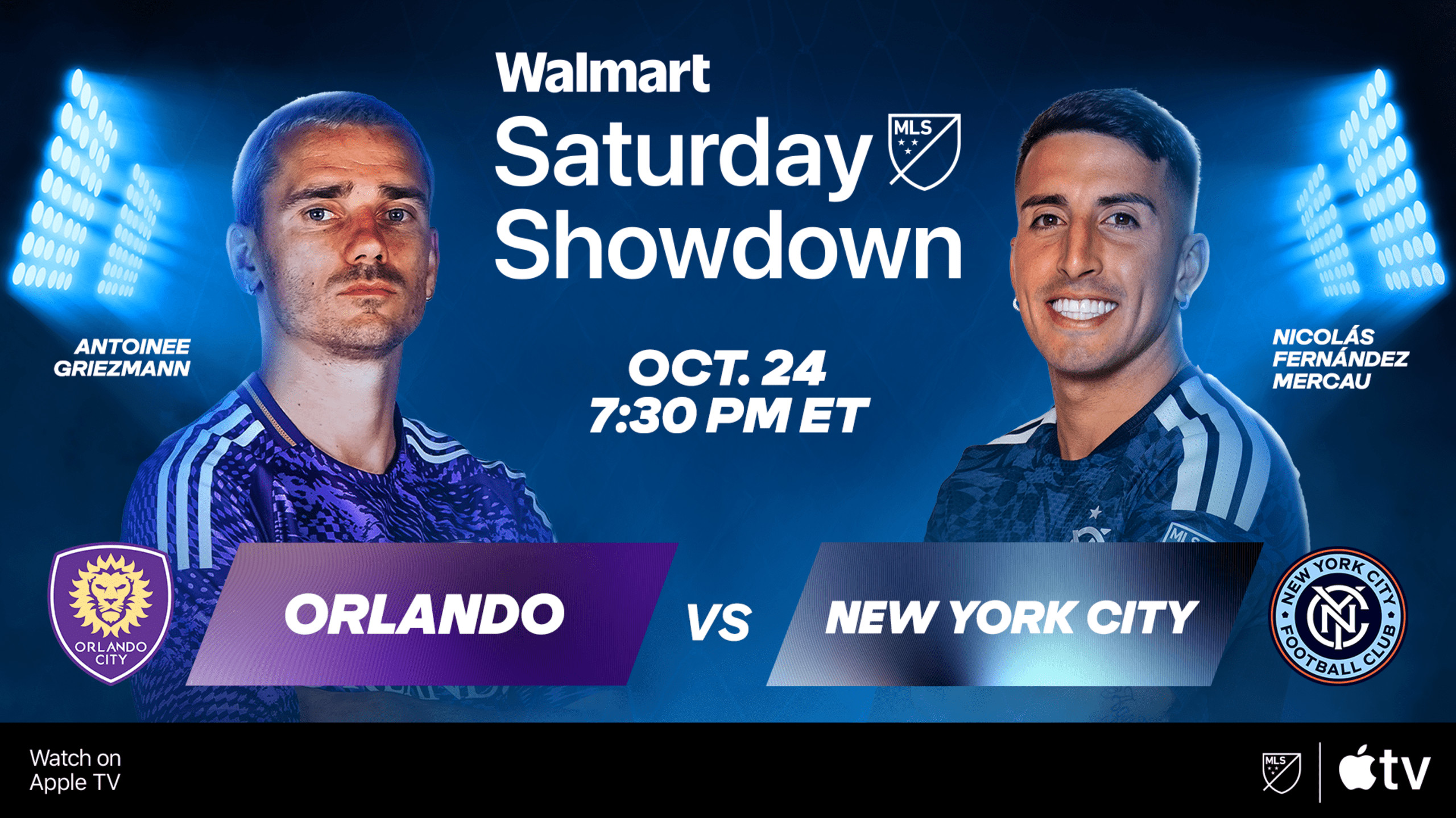 Antoine Griezmann leads Orlando City hosts New York City FC in Matchday 32 Saturday showdown