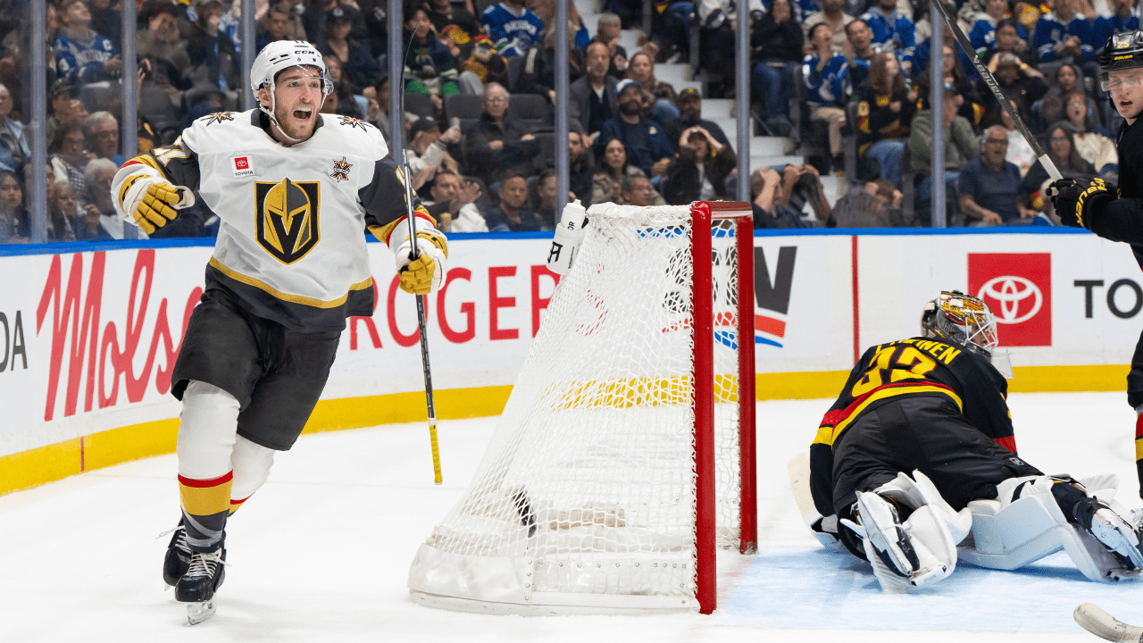 Marc Gatcomb scores late as Vegas Golden Knights hold off Vancouver Canucks 3-2 at Rogers Arena