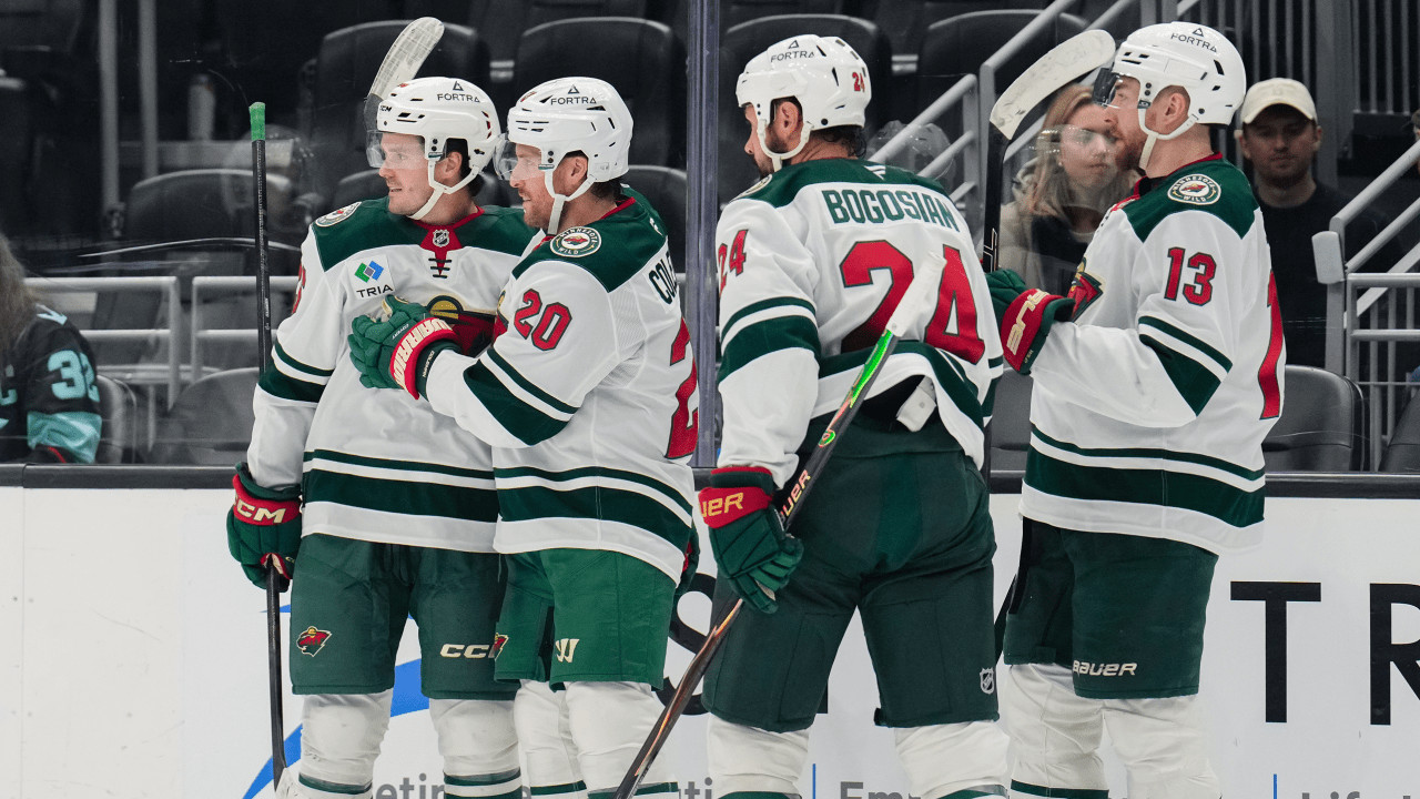 Blake Coleman scores twice as Minnesota Wild beat Seattle Kraken 5-1 at Climate Pledge Arena
