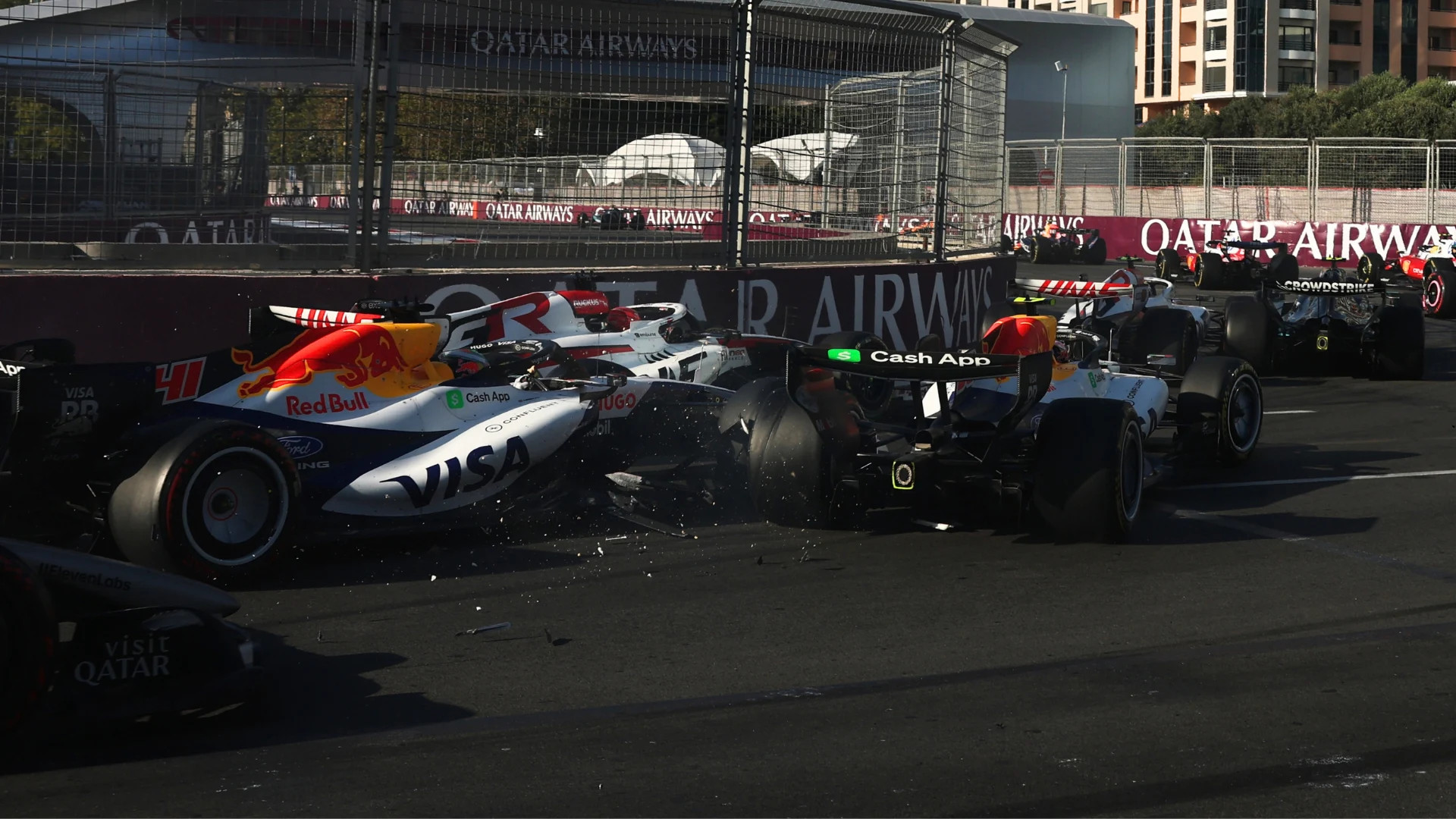 Lawson baffled by Lindblad clash after Azerbaijan Grand Prix collision