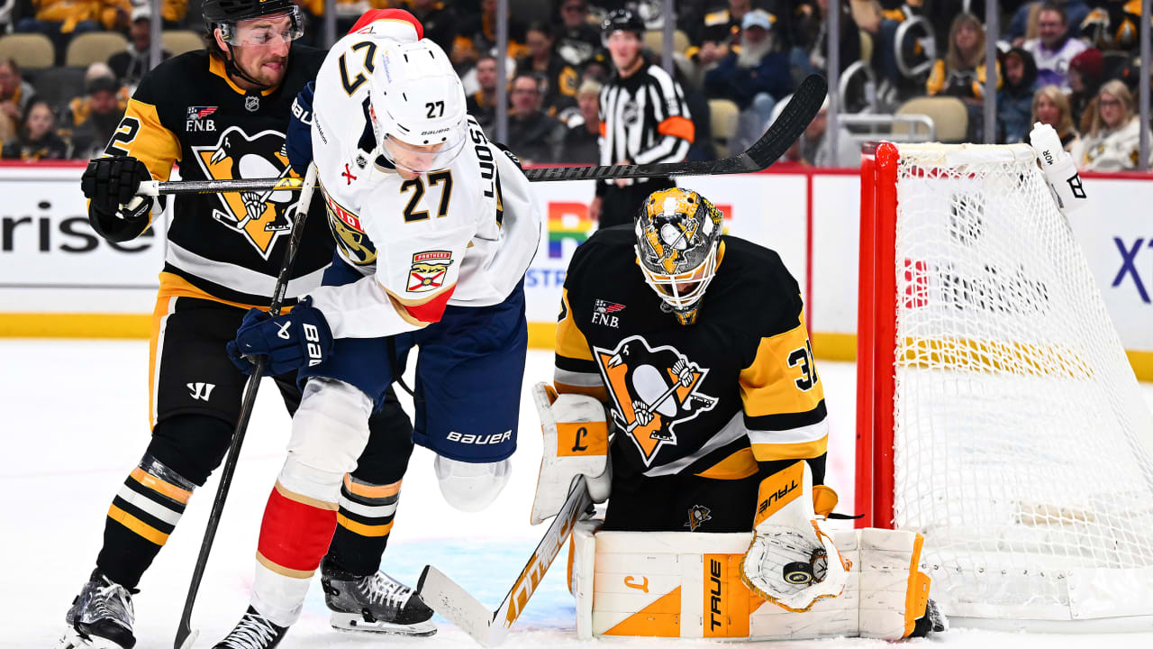 Silovs makes 26 saves as Penguins shut out Panthers, ending four-game skid