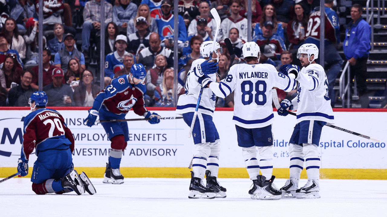 William Nylander totals five points as Maple Leafs beat Colorado 6-3 at Ball Arena