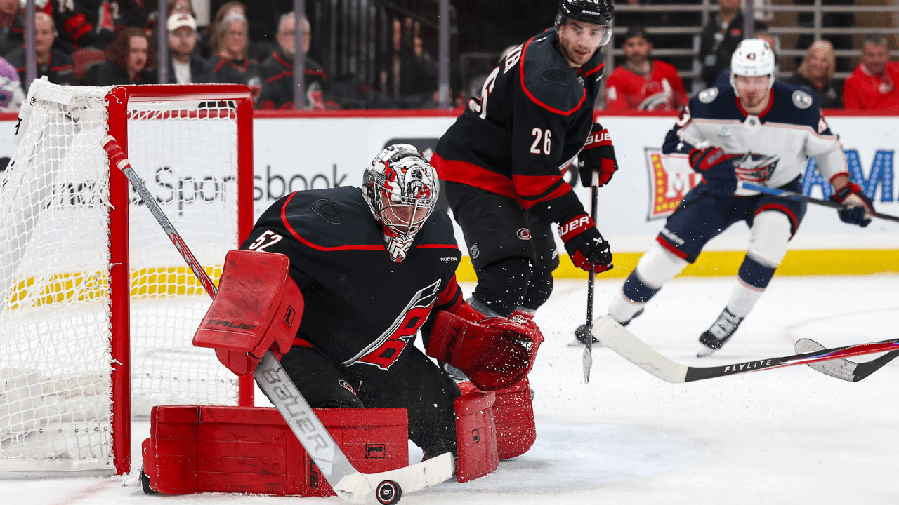 Pyotr Kochetkov sets Hurricanes record as Carolina holds off Blue Jackets 3-2 at Lenovo Center