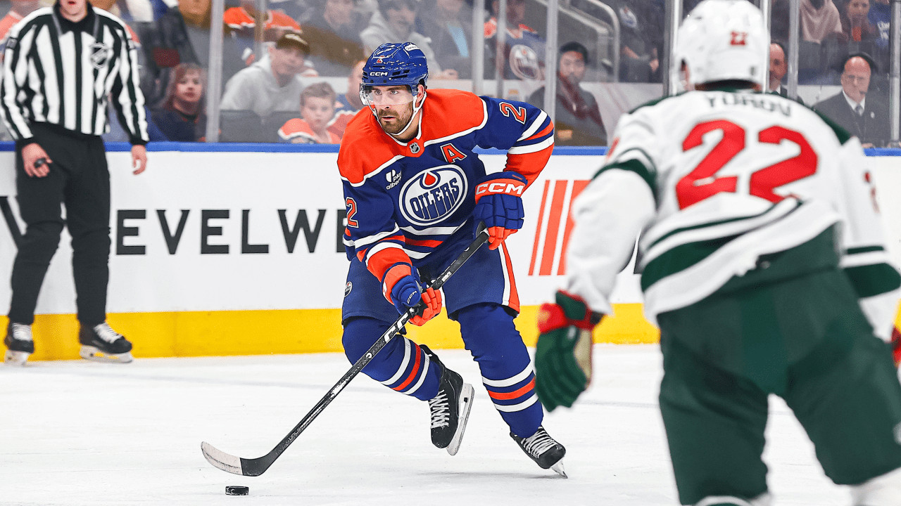Evan Bouchard scores in overtime as Edmonton Oilers edge Minnesota Wild 4-3 at Rogers Place
