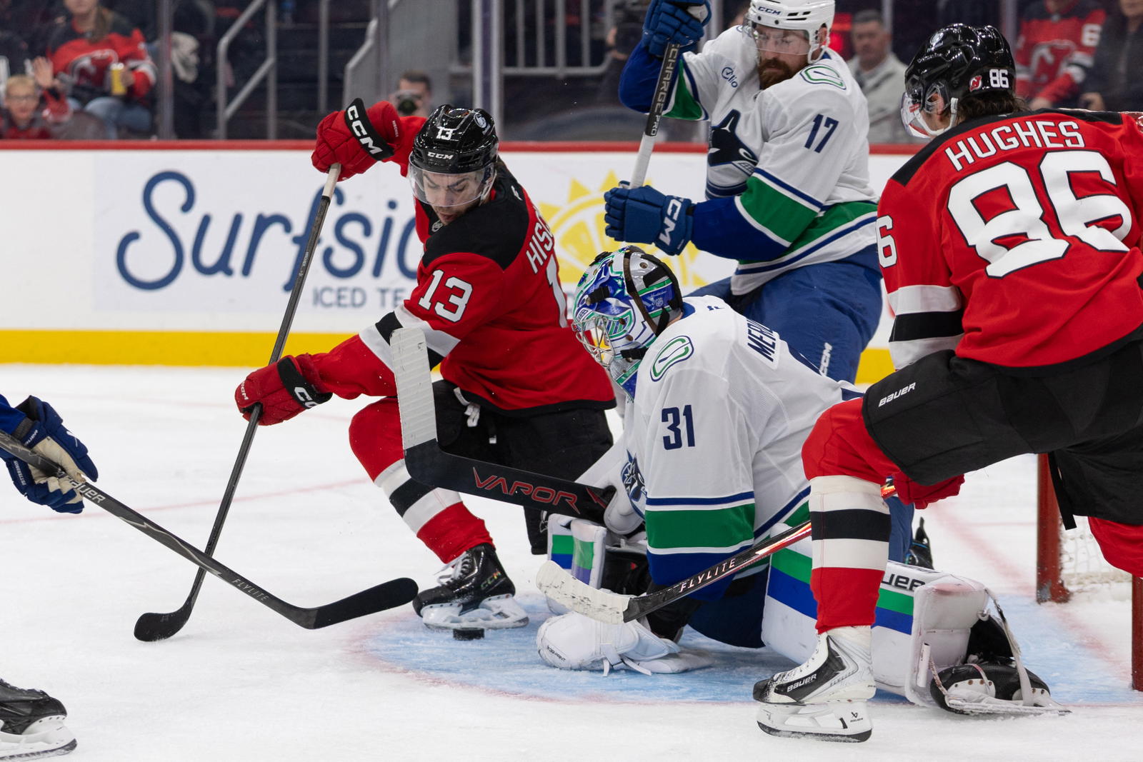 Canucks fall 4-1 to Devils as Vancouver allows power-play goals on three of four PKs