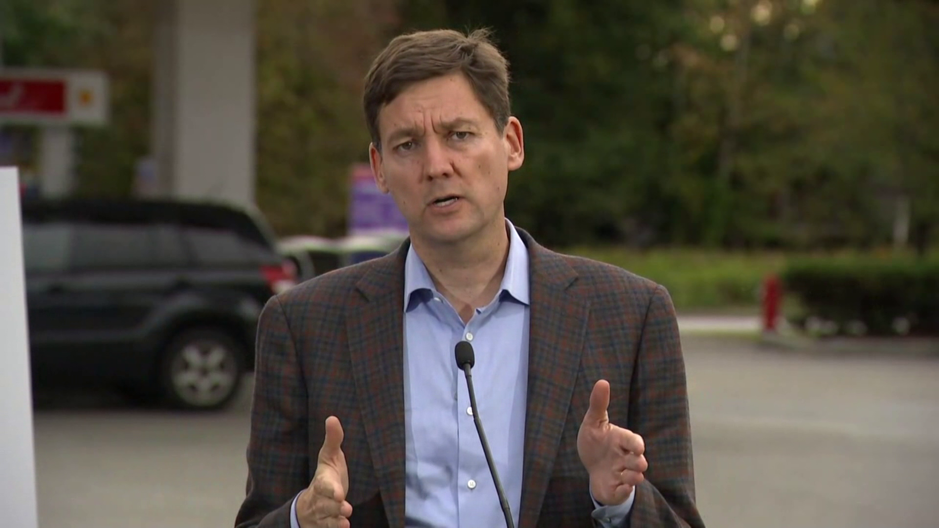 Eby promises fuel-tax suspension and a “price guard” if re-elected as election nomination period nears