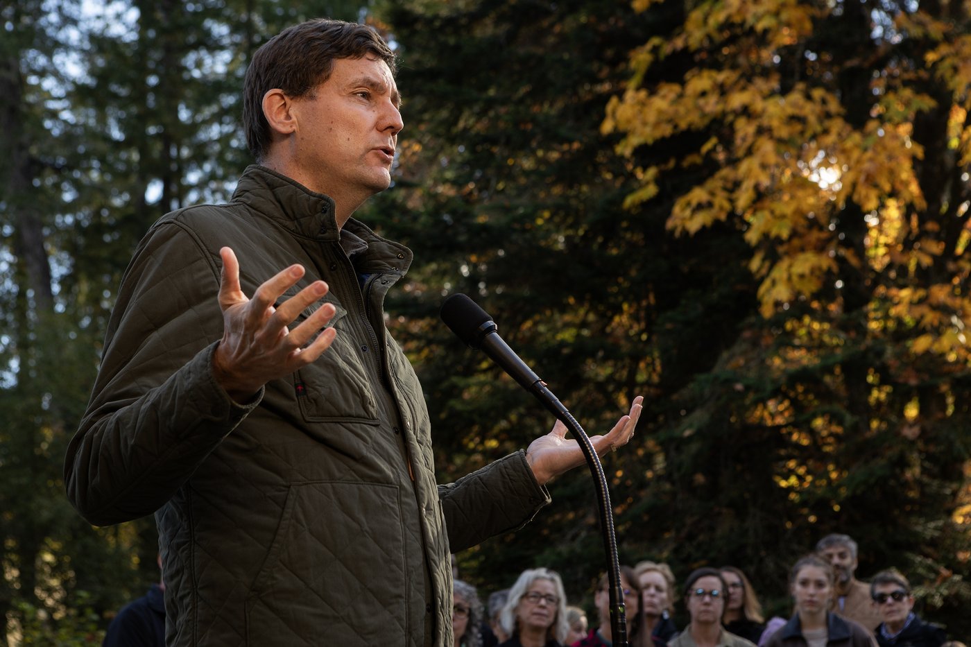 B.C. NDP leader David Eby asks Conservative interim leader Lorne Doerkson to remove campaign director Katy Merrifield