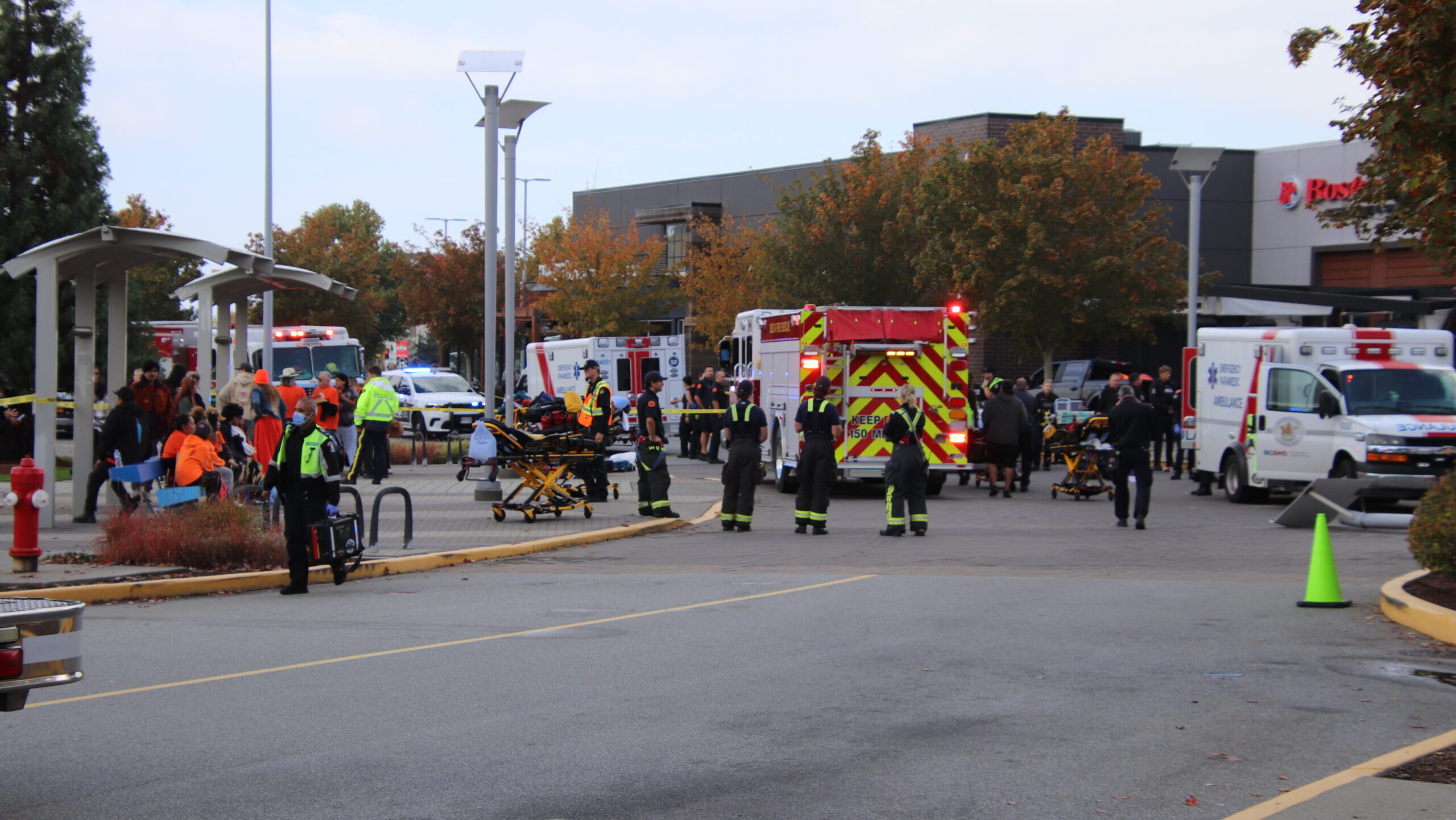 2 dead and 2 injured after pedestrians struck outside Tsawwassen Mills Mall, Delta Police says