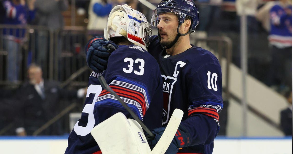 Dylan Garand stops 19 as Rangers beat Canucks 6-2 in first game since Shesterkin injury