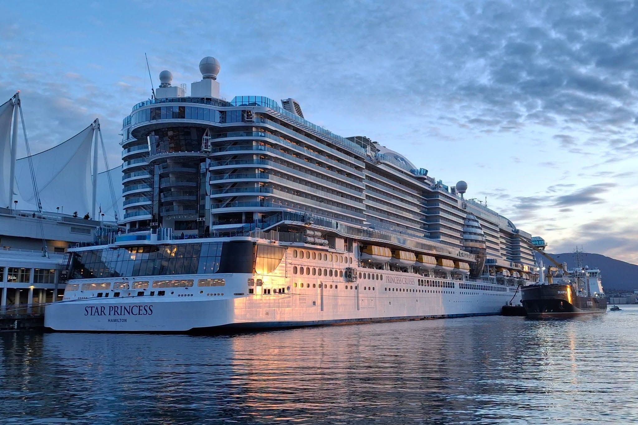 Star Princess becomes largest ship ever to call at Canada Place as cruise season winds down