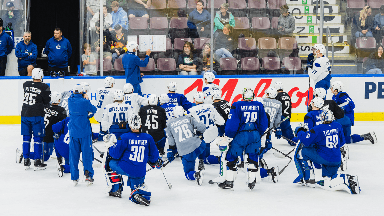 Canucks finish four-day Penticton training camp as roster decisions near ahead of season start