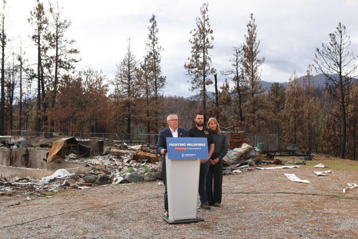 Eby and Doerkson campaign in Kelowna and Summerland on groceries and wildfire response