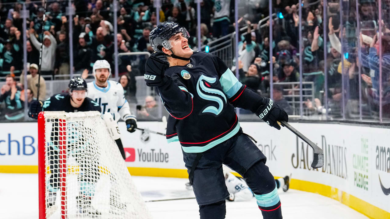 Samoskevich breaks tie at 14:35 as Kraken rally for 5-3 win over Utah Mammoth