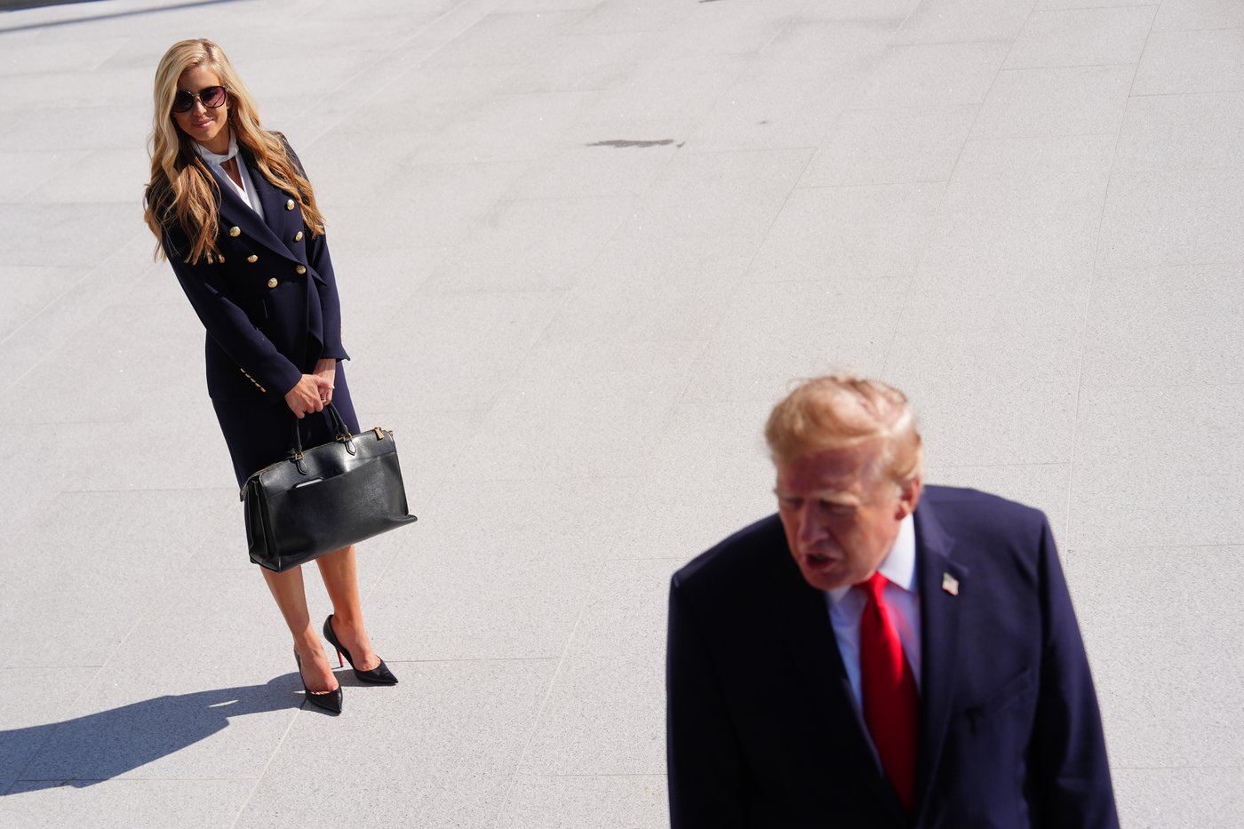 Trump says he thinks Katie Zacharia is “better off” and could leave as press secretary