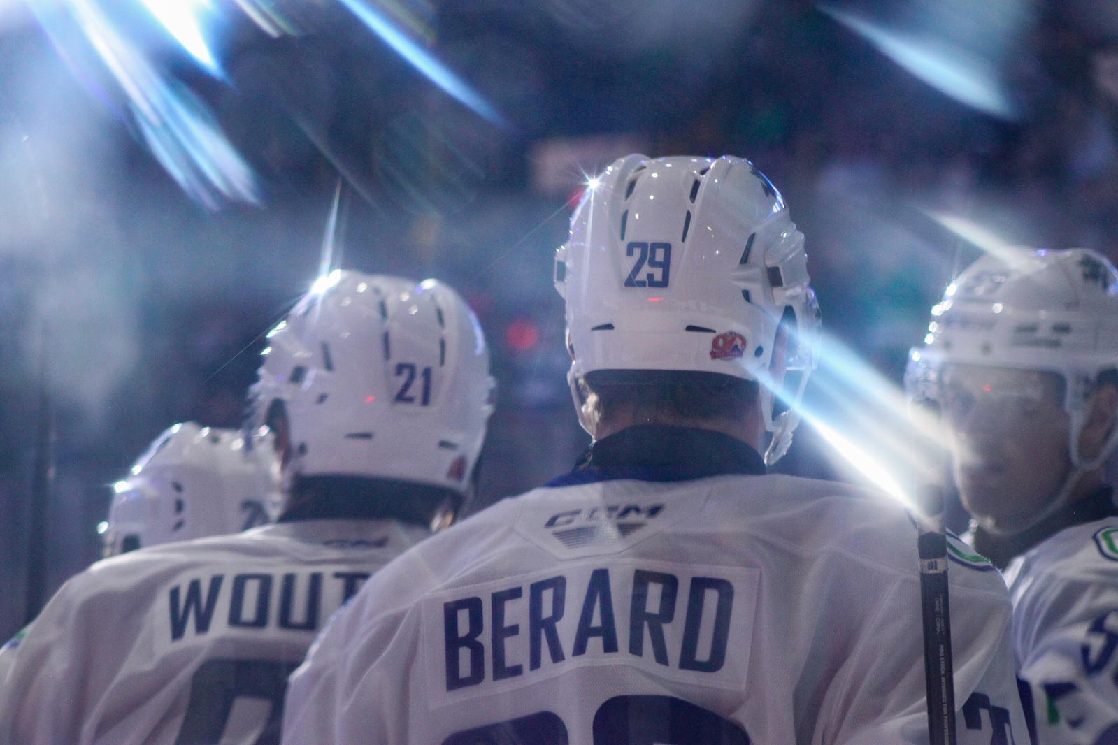 Abbotsford Canucks follow six-goal second period with 7–3 win in home-opener