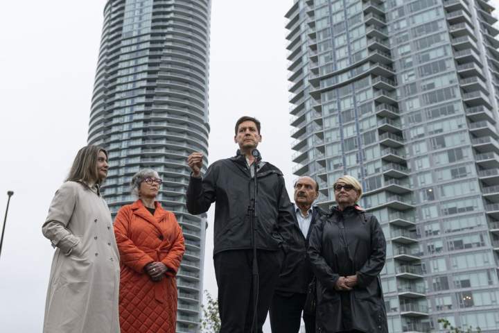 Eby pledges new tax on empty new condos and hikes speculation and vacancy fees in B.C. election