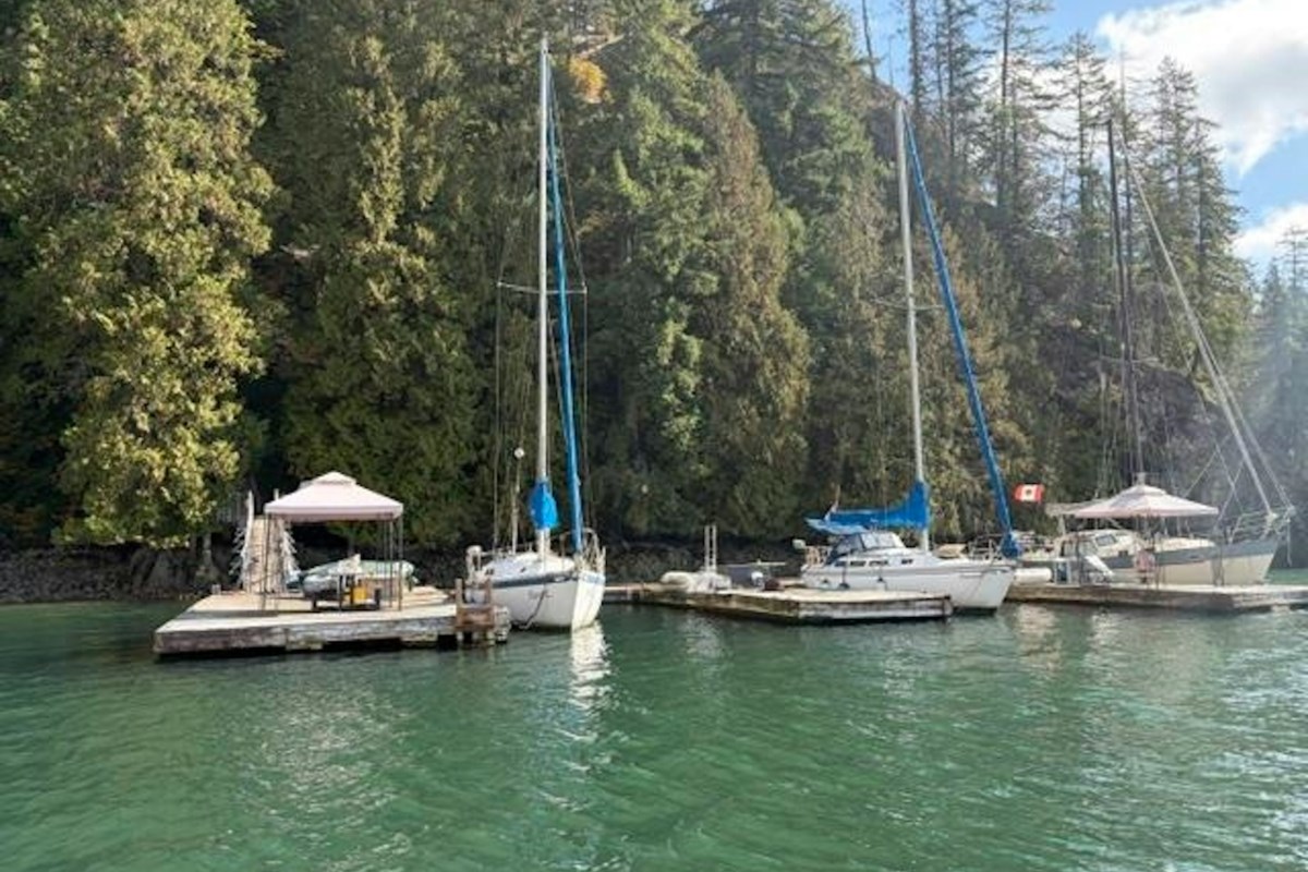 Belcarra waterfront lot with boat dock listed for $899,000 in Block A Farrer Cove
