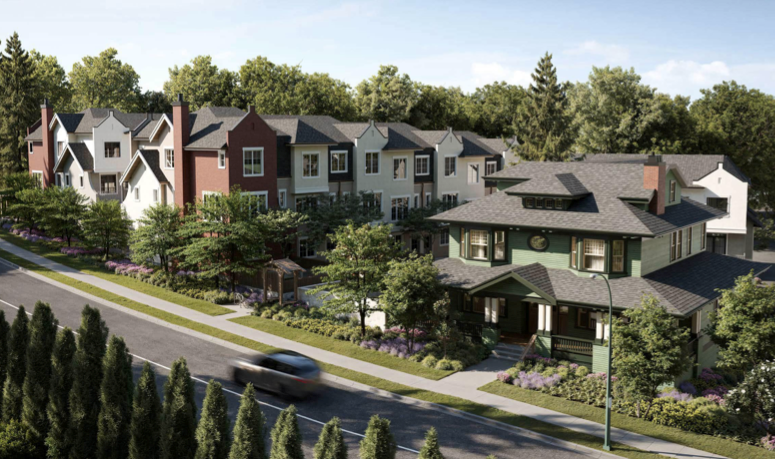 Intracorp Homes files second rezoning bid for 27 townhouses in Shaughnessy