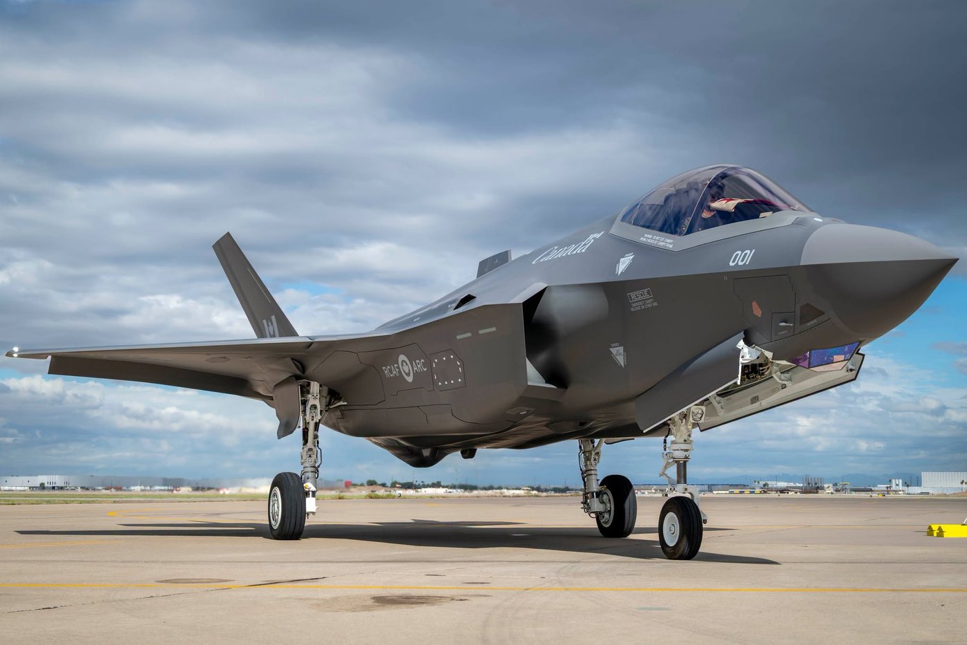 RCAF accepts first delivery of two F-35 jets as Canada reviews how many it will buy