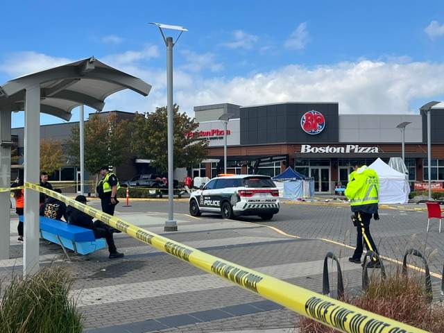 Woman injured in Tsawwassen Mills crash dies in hospital, Delta police say