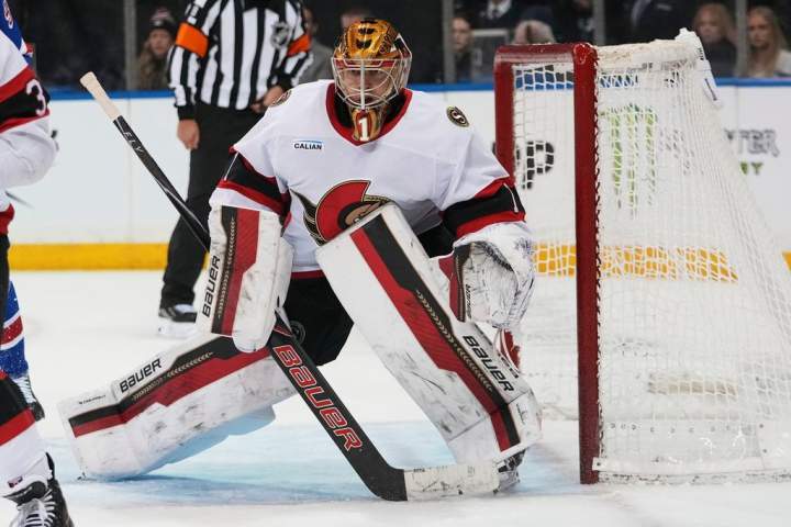 Canucks claim goaltender Leevi Merilainen off waivers from Senators to add depth in goal