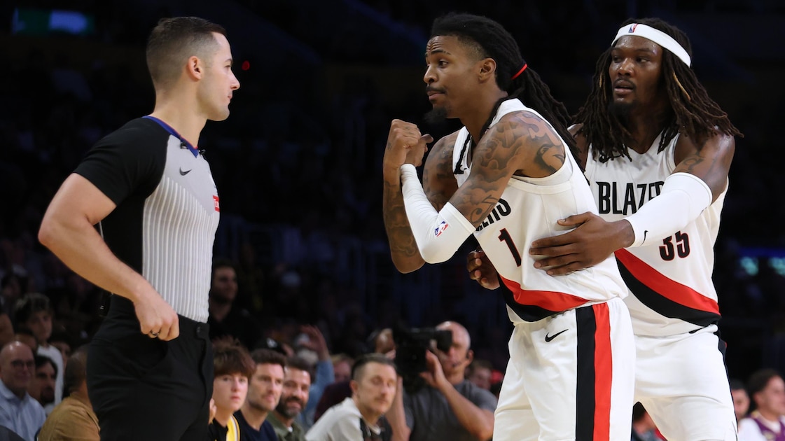 Ja Morant plans to appeal flopping technical after Blazers’ 136-129 win over Lakers