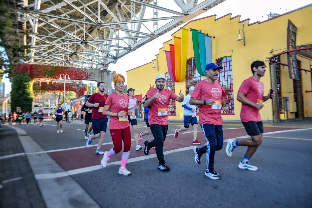 Granville Island Turkey Trot road closures set for Monday, Oct. 12 in Vancouver